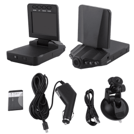 2.5 inch HD Car LED IR Vehicle DVR Road Dash Video Camera Recorder Traffic Dashboard Camcorder LCD 270 degrees whirl